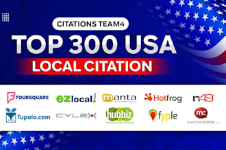 list your business on top 300 USA local citation directories