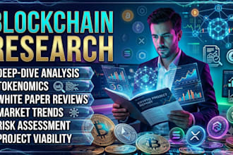 provide research reports on crypto and blockchain projects