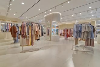 design and render retail stores, shops, interior, caffe