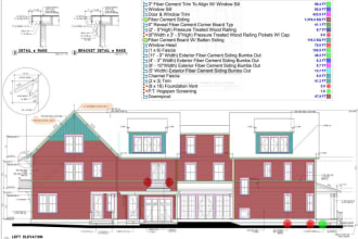 provide construction cost estimate and material takeoff