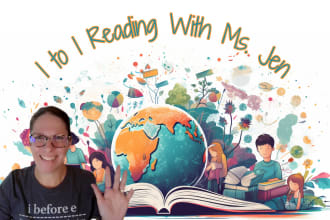 reading tutor kindergartener, 1st, 2nd, 3rd, 4th, 5th and 6th grade