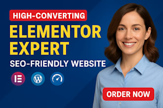 be your elementor expert for landing pages and websites