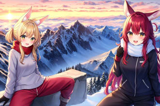 make anime style illustration using ai