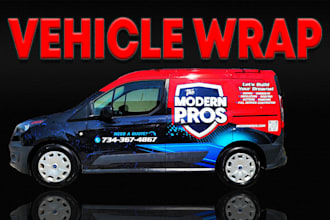 make awesome vehicle wrap, camper caravan and food truck wrap design