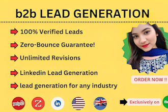 do b2b lead generation linkedin leads email list building for any business