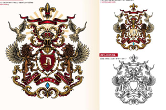 make for you a amazing crown logo design