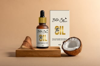 do professional cosmetic label design and box packaging designs