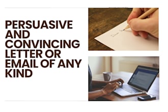 write all kinds of convincing letters and emails