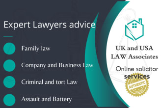 provide expert legal advice on UK and USA family law, labor law and criminal law