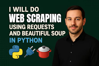 do web scraping using requests and beautiful soup in python