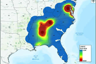 develop heat maps, do event hotspot intensity analysis, density choropleth maps