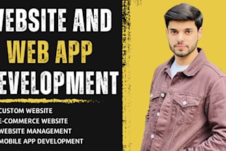 be your full stack developer, front end, backend development