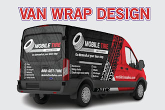 do professional van wrap design in 24 hours