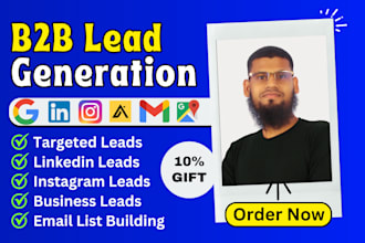 do b2b lead generation linkedin leads email list building business leads gen