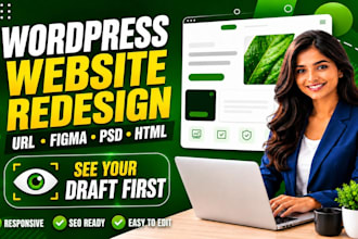 redesign, revamp, clone or recreate any website in wordpress