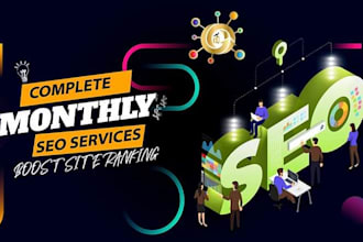skyrocket your website with a full monthly SEO package