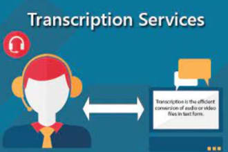 do professional audio video transcription with voice over