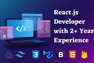 be your react and backend developer
