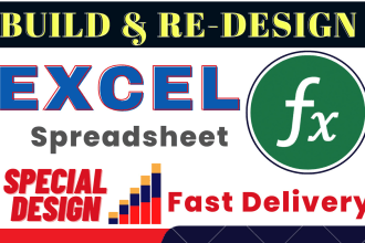 design excel spreadsheet, data process, fix errors, formulas