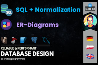 develop your sql database with erd and normalization
