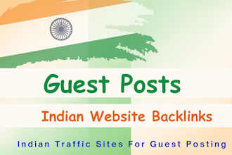do premium guest posts on indian traffic sites