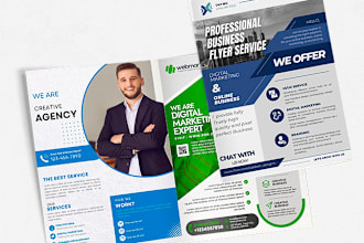 design trifold, bifold brochure, flyer, leaflet, postcard, business catalog