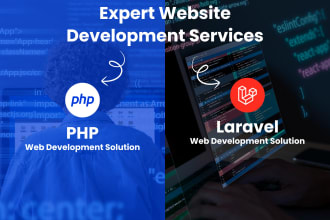 develop, and fix custom PHP laravel websites
