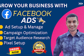 do facebook advertising marketing and manage ads campaigns