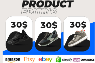 do ecommerce product images editing, retouching