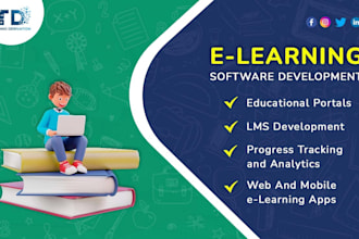 develop scalable lms, erp and elearning solution for schools and startups