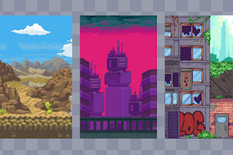create platformer or background art for you
