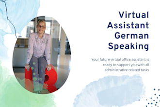 be your german speaking virtual assistant