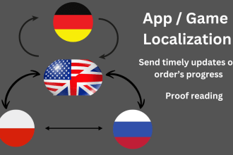 translate and localize your app description and files  in multiple languages