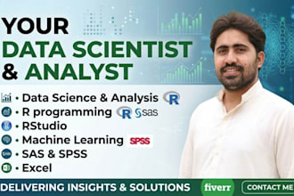 do data science,machine learning,rstudio,r programming,data analysis,spss,excel