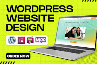 design, redesign, build, revamp wordpress website, wordpress website design