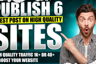 publish guest post on high traffic sites