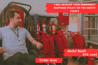develop emergency response or fire safety policies