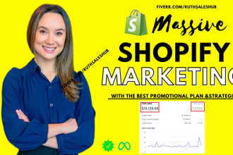 do massive shopify promotion and ebay etsy SEO traffic