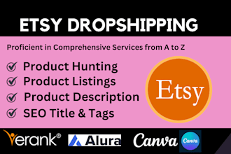 do etsy dropshipping, product listing, seo, etsy store optimization,
