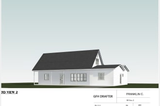 draw all your architectural drawings in autocad, revit