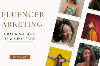 research, outreach and manage brand ambassadors campaign