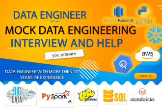 do your mock data engineering interview and help you prepare