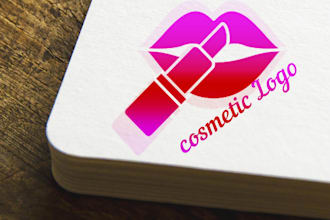 do original unique woman beauty cosmetic brand logo design
