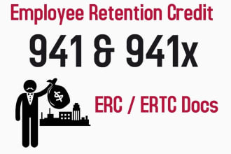 do 941,941x payroll tax, gross revenue for erc, ertc, employee retention credit