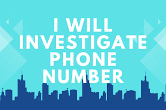 investigate a phone number