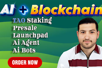 be blockchain developer for spl2022 tax token rewards and ai agent