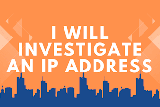 investigate an IP address