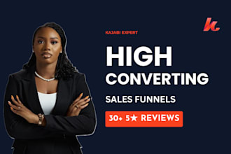 build a high converting kajabi sales funnel, kajabi landing page, kajabi website