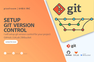 setup git version control for your project