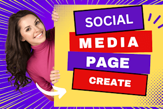 create design and setup your professional social media accounts